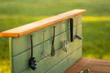 Load image into Gallery viewer, Painted Simple kitchen with backsplash & shelf (Left Sinks)