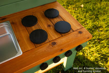 Load image into Gallery viewer, Painted Simple kitchen with backsplash & shelf (Left Sinks)