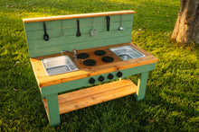 Load image into Gallery viewer, Painted Simple kitchen with backsplash & shelf (Centered)