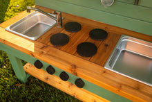 Load image into Gallery viewer, Painted Simple kitchen with backsplash & shelf (Centered)