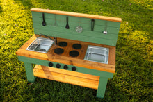 Load image into Gallery viewer, Painted Simple kitchen with backsplash & shelf (Centered)