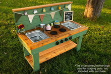 Load image into Gallery viewer, Painted Simple kitchen with backsplash & shelf (Centered)