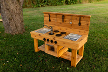 Load image into Gallery viewer, Centered Simple Kitchen with Oven (Stainless steel sinks and faucet)