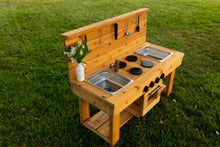 Load image into Gallery viewer, Centered Simple Kitchen with Oven (Stainless steel sinks and faucet)