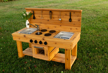 Load image into Gallery viewer, Centered Simple Kitchen with Oven (Stainless steel sinks and faucet)