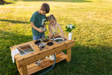 Load image into Gallery viewer, Centered Simple Mud Kitchen (Clear Sinks)