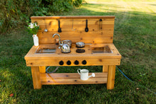 Load image into Gallery viewer, Centered Simple Kitchen with Backsplash (Clear Sinks)