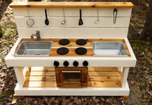 Load image into Gallery viewer, Fancy Painted Centered Oven Mud Kitchen