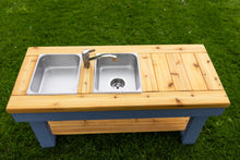 Load image into Gallery viewer, Painted Simple Mud Kitchen (with shelf)