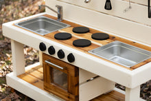 Load image into Gallery viewer, Fancy Painted Centered Oven Mud Kitchen