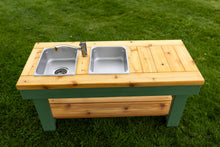 Load image into Gallery viewer, Painted Simple Mud Kitchen (with shelf)