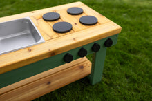 Load image into Gallery viewer, Painted Simple Mud Kitchen (with shelf)