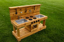 Load image into Gallery viewer, Fancy Centered Mud Kitchen with Oven