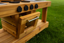 Load image into Gallery viewer, Fancy Centered Mud Kitchen with Oven