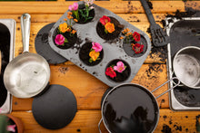 Load image into Gallery viewer, Fancy Centered Mud Kitchen with Oven