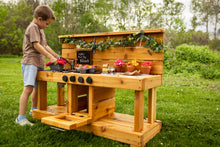Load image into Gallery viewer, Fancy Centered Mud Kitchen with Oven