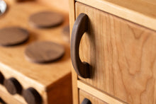 Load image into Gallery viewer, Cherry Hardwood Play Fridge - Handmade in Canada