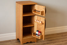 Load image into Gallery viewer, Cherry Hardwood Play Fridge - Handmade in Canada