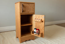 Load image into Gallery viewer, Cherry Hardwood Play Fridge - Handmade in Canada