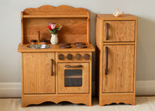 Load image into Gallery viewer, Cherry Hardwood Play Kitchen - Handmade in Canada