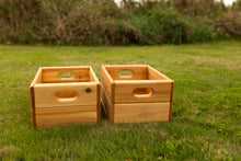 Load image into Gallery viewer, Cedar Crates Set of 2