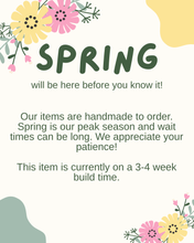 Load image into Gallery viewer, Centered Painted Simple Mud Kitchen (with shelf)