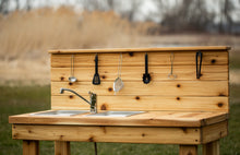 Load image into Gallery viewer, Simple kitchen with backsplash & shelf (Left Sinks)