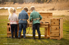 Load image into Gallery viewer, Simple kitchen with backsplash & shelf (Left Sinks)