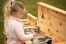 Load image into Gallery viewer, Simple kitchen with backsplash & shelf (Left Sinks)