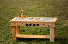 Load image into Gallery viewer, Centered Simple Mud Kitchen (with shelf)