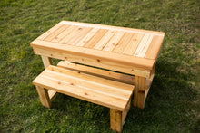 Load image into Gallery viewer, Indoor/Outdoor Harvest Table with Bench