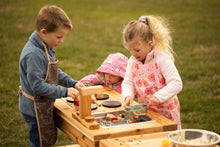 Load image into Gallery viewer, Centered Simple Mud Kitchen (with shelf)