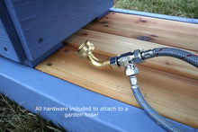 Load image into Gallery viewer, Fancy Painted Mud Kitchen with Oven (Left Sinks)