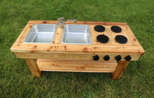 Load image into Gallery viewer, Simple Mud Kitchen (with shelf)