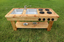 Load image into Gallery viewer, Simple Mud Kitchen (with shelf)