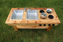 Load image into Gallery viewer, Simple Mud Kitchen (with shelf)