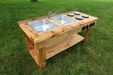 Load image into Gallery viewer, Simple Mud Kitchen (with shelf)