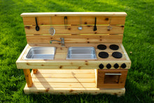 Load image into Gallery viewer, Fancy Mud Kitchen with Oven (Left Sinks)