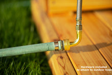 Load image into Gallery viewer, Fancy Centered Mud Kitchen with Oven