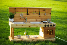 Load image into Gallery viewer, Fancy Mud Kitchen with Oven (Left Sinks)