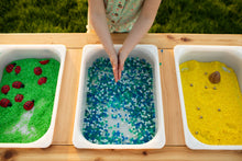 Load image into Gallery viewer, Indoor/Outdoor Triple Bin Sensory Table