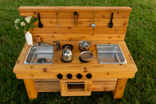 Load image into Gallery viewer, Centered Simple Kitchen with Oven (Stainless steel sinks and faucet)
