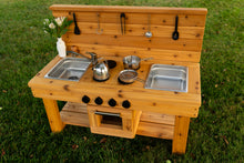 Load image into Gallery viewer, Centered Simple Kitchen with Oven (Stainless steel sinks and faucet)
