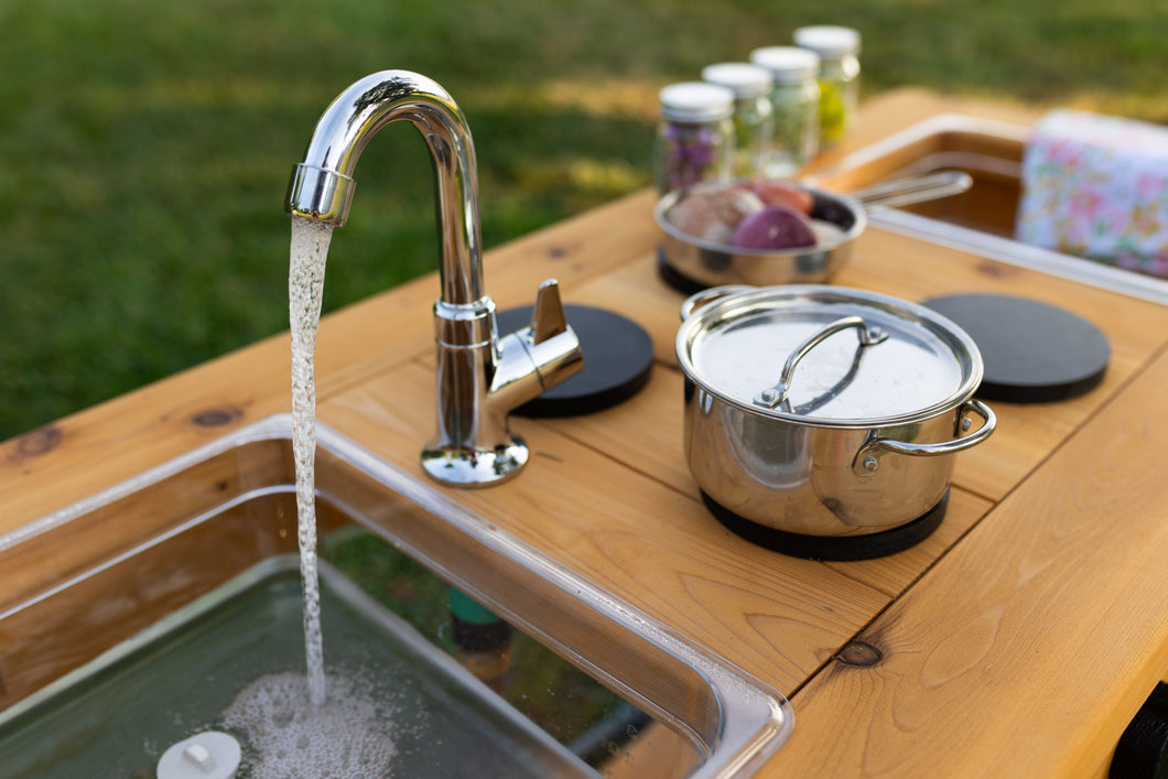 Add a second Faucet to Simple Kitchen - Clear Sink Design