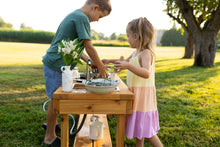 Load image into Gallery viewer, Centered Simple Mud Kitchen (Clear Sinks)
