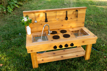 Load image into Gallery viewer, Centered Simple Kitchen with Backsplash (Clear Sinks)
