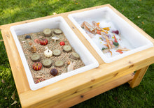 Load image into Gallery viewer, Extra Large 2 Bin Outdoor Sensory Table
