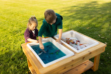 Load image into Gallery viewer, Extra Large 2 Bin Outdoor Sensory Table
