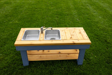 Load image into Gallery viewer, Painted Simple Mud Kitchen (with shelf)
