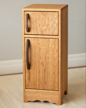 Load image into Gallery viewer, Cherry Hardwood Play Fridge - Handmade in Canada
